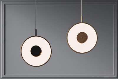 现代吊灯3D模型下载